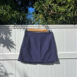 Princess Polly Navy Striped Mini Skirt